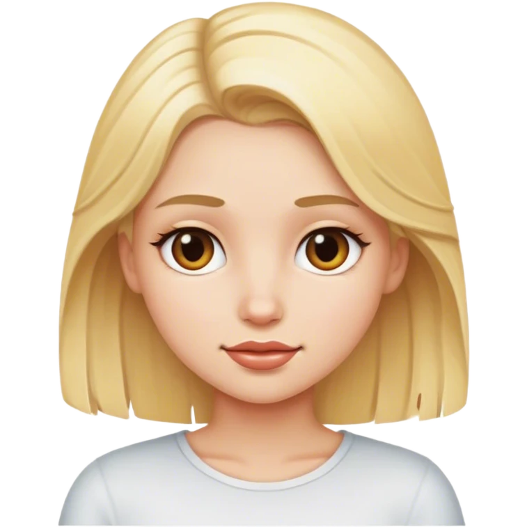 blonde girl emoji