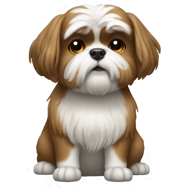 Shitzu dog emoji