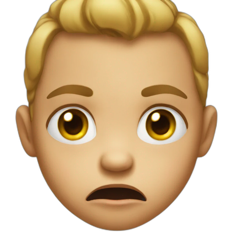 angry toddler emoji