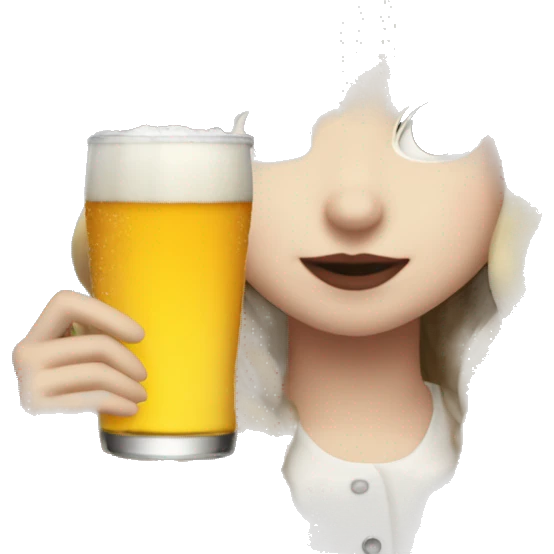 Sabrina carpenter drinking a corona  emoji