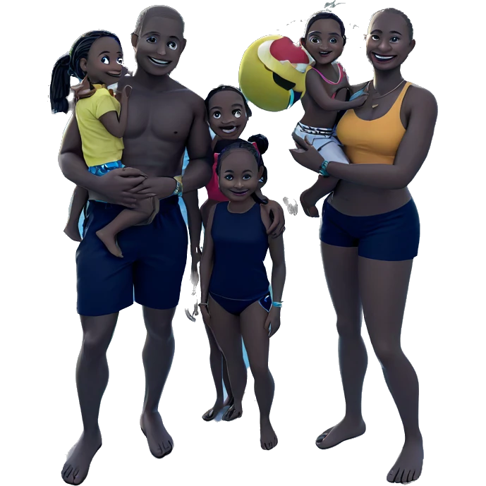 poolside fun with friends emoji