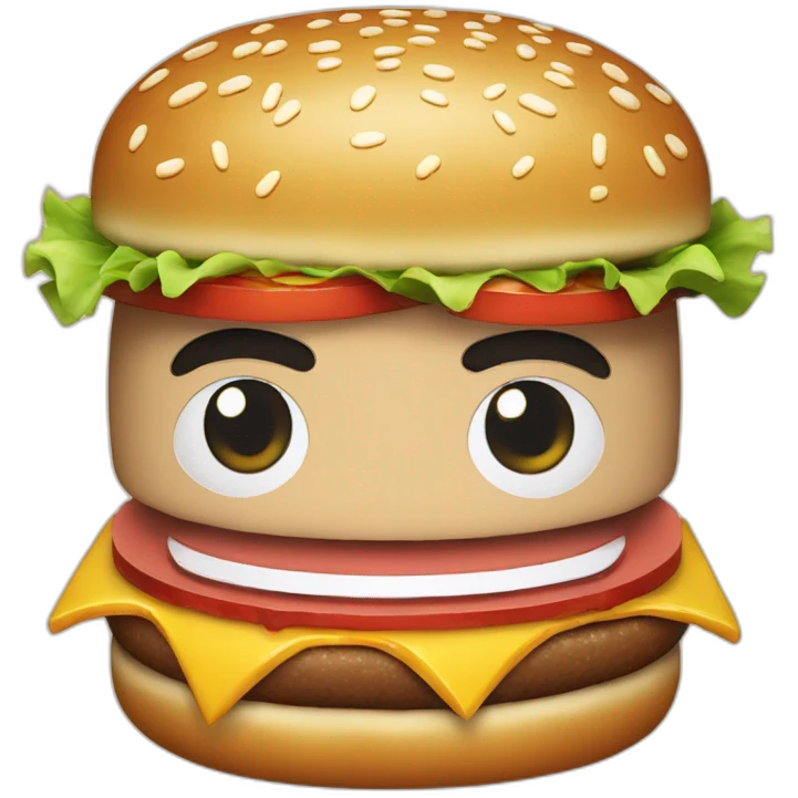 GOKU EATE BURGER emoji