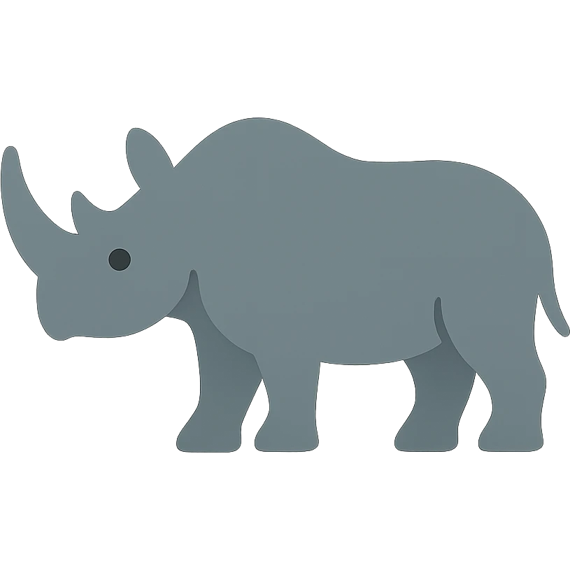 Rhinoceros emoji