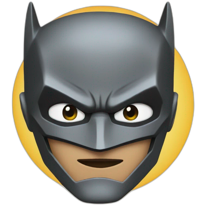Organic Batman emoji