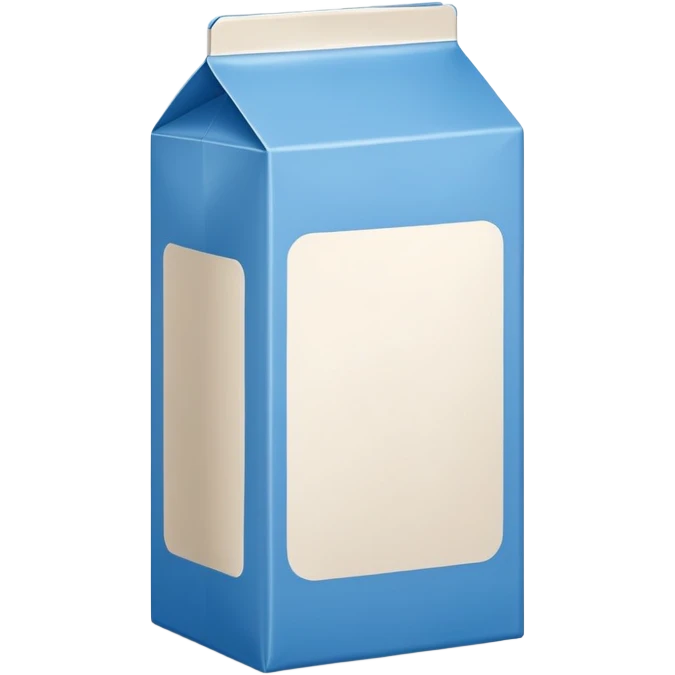 blue milk carton emoji