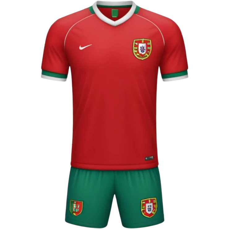 red Portugal football shirt emoji