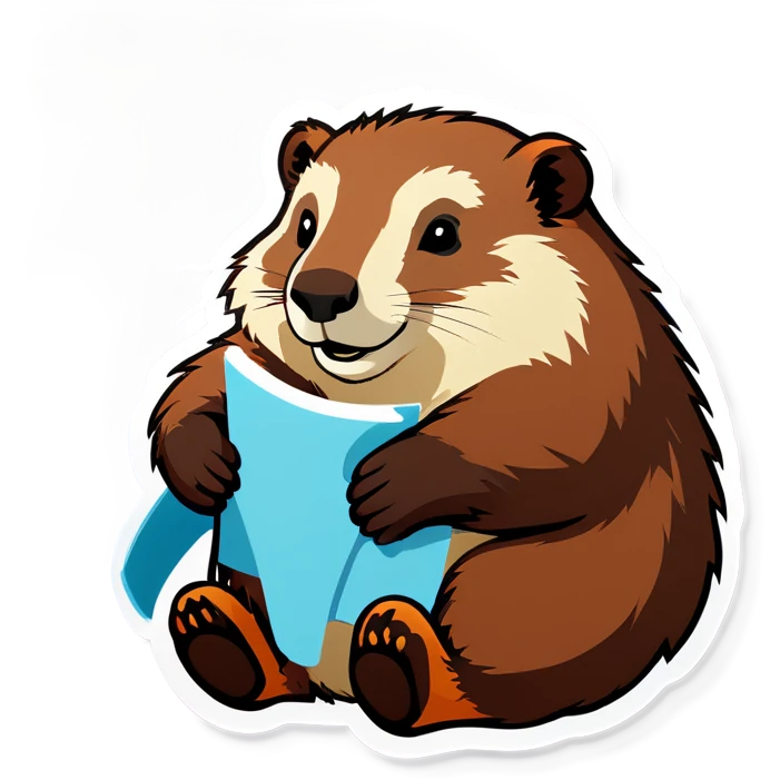 Marmot relax in hospital emoji