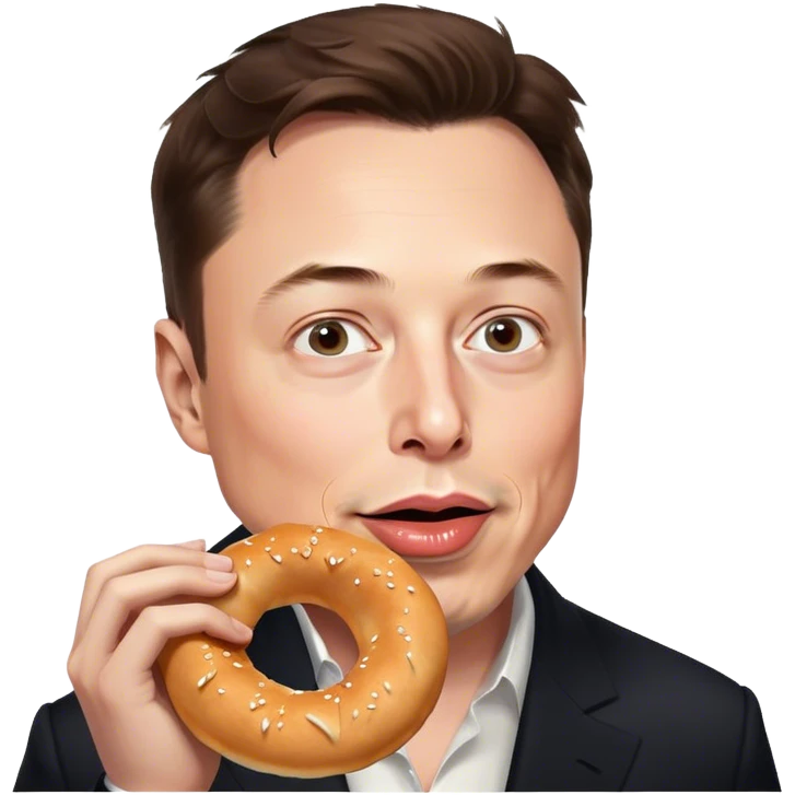elon mask aet simit emoji