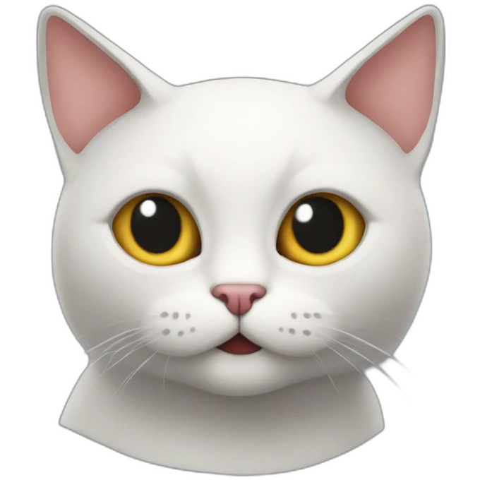 Démon sur un chat emoji