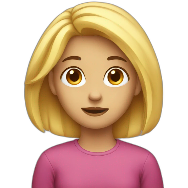 girl wondering emoji