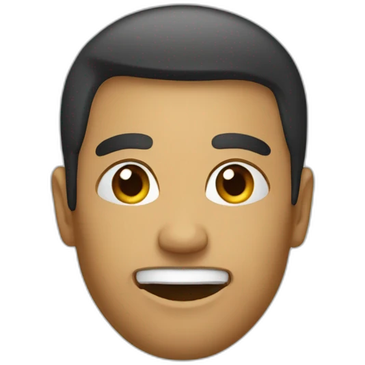 Visage choqué emoji