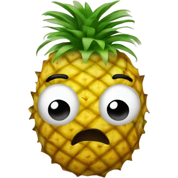 Upside down pineapple  emoji