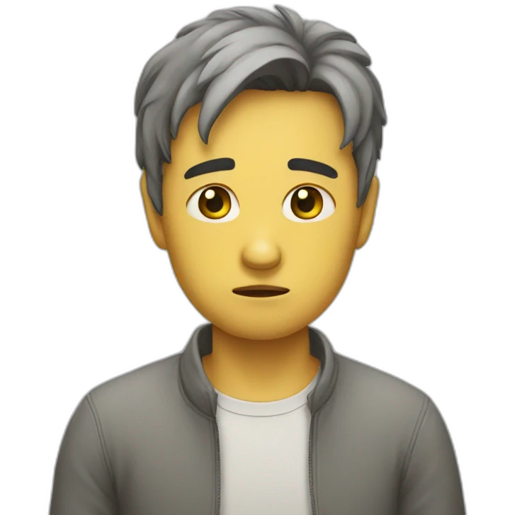 Sad feeling  emoji