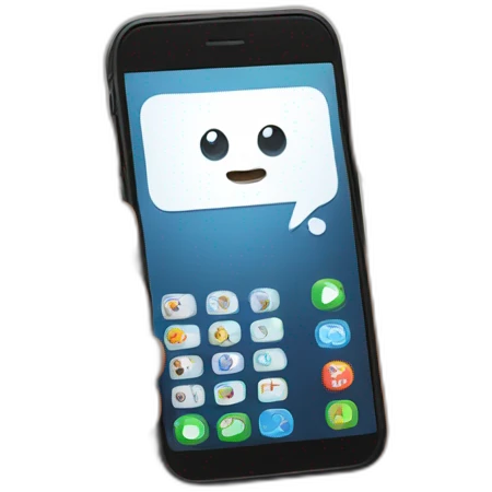 hand hold a phone emoji