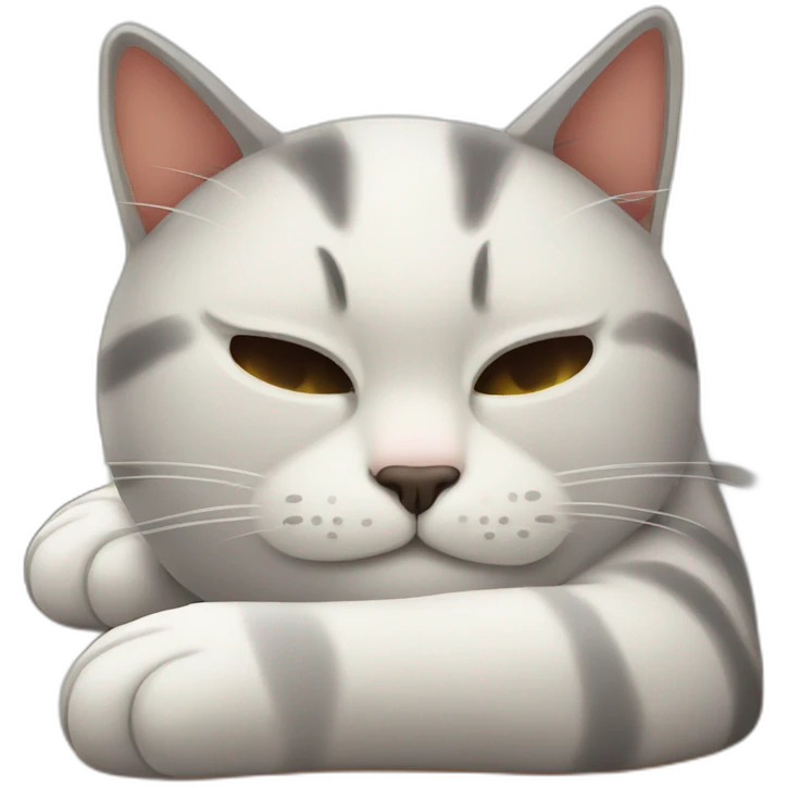 sleepy cat emoji