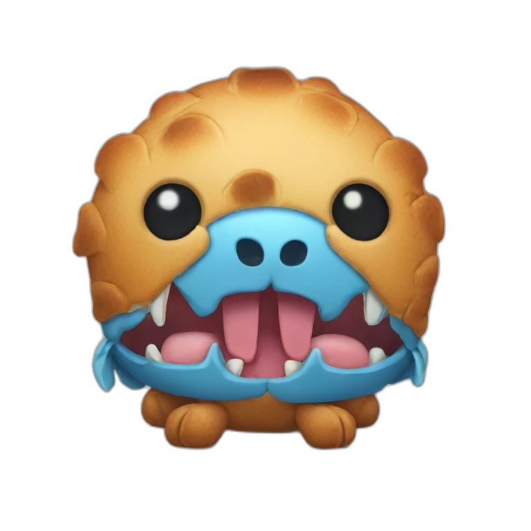 Stitch mange du pain emoji