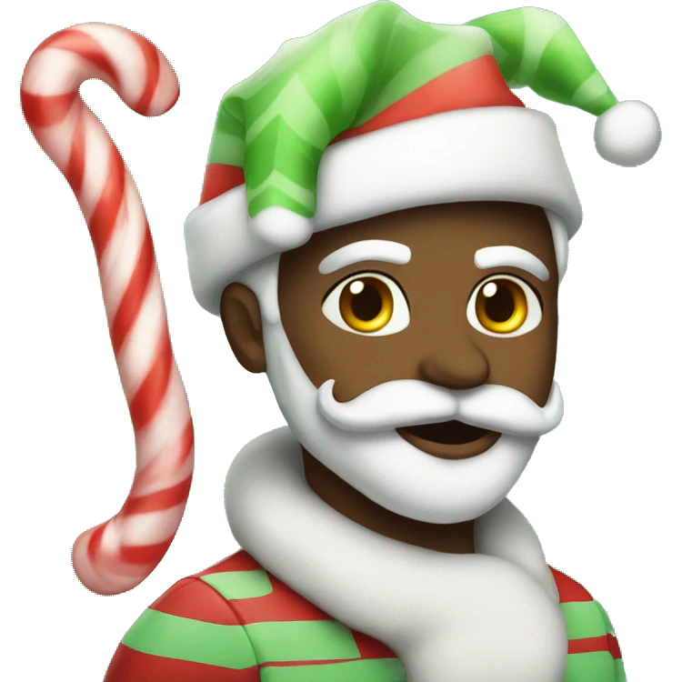 Peppermint christmas emoji