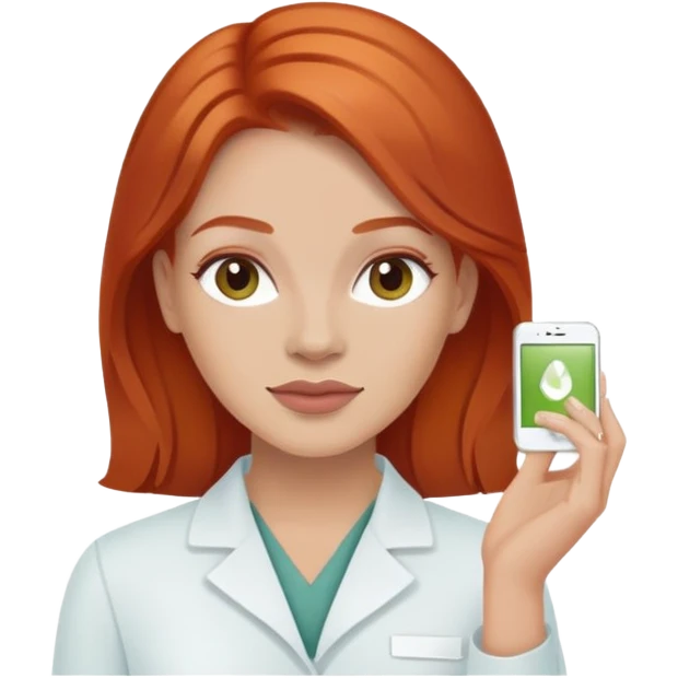 ruiva esteticista  emoji