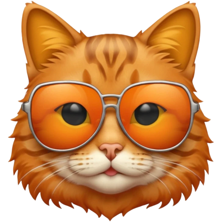 Cat wearing sunglasses emoji