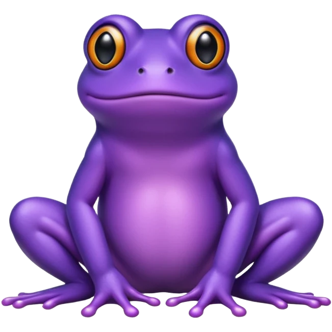 Frog purple emoji