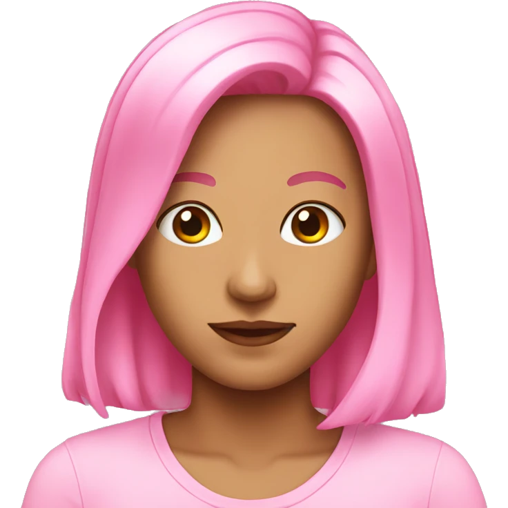 Pink  emoji