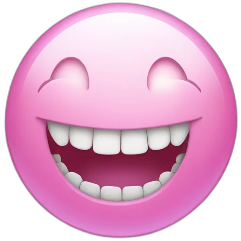 bubble with teeth emoji