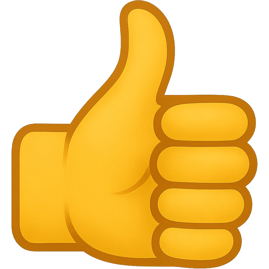thumbs up emoji emoji
