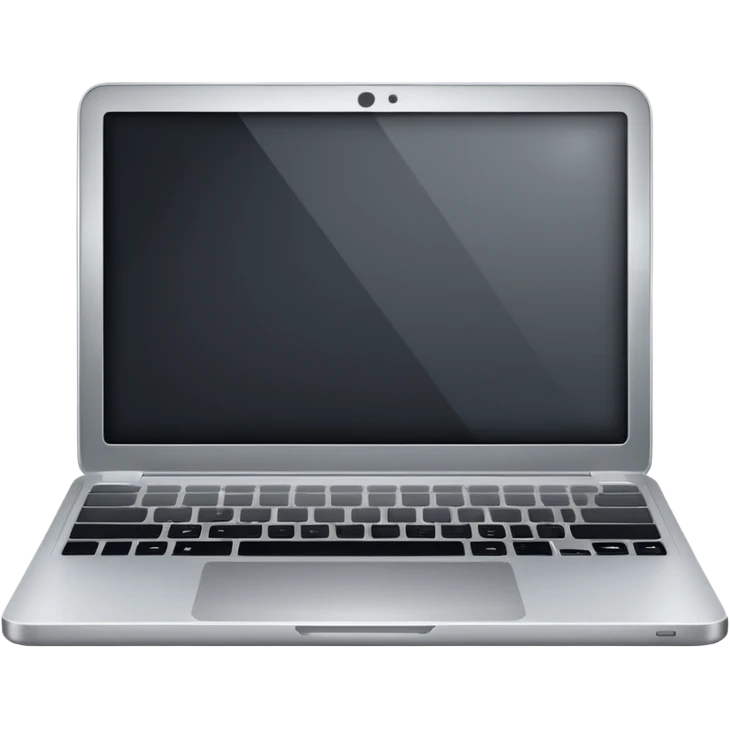 silver laptop emoji