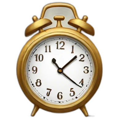 oldschool clock emoji