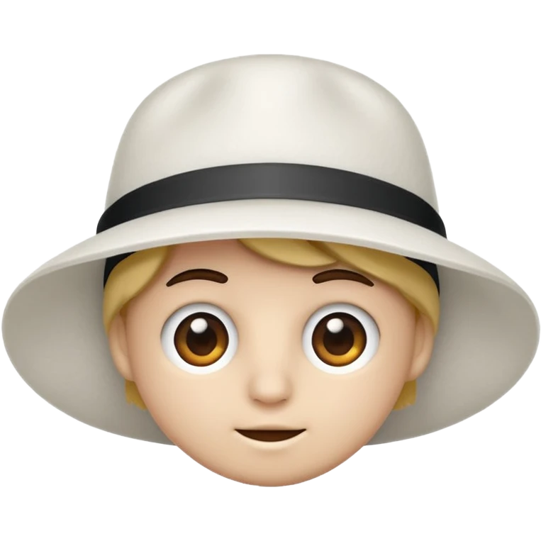 white  hat emoji