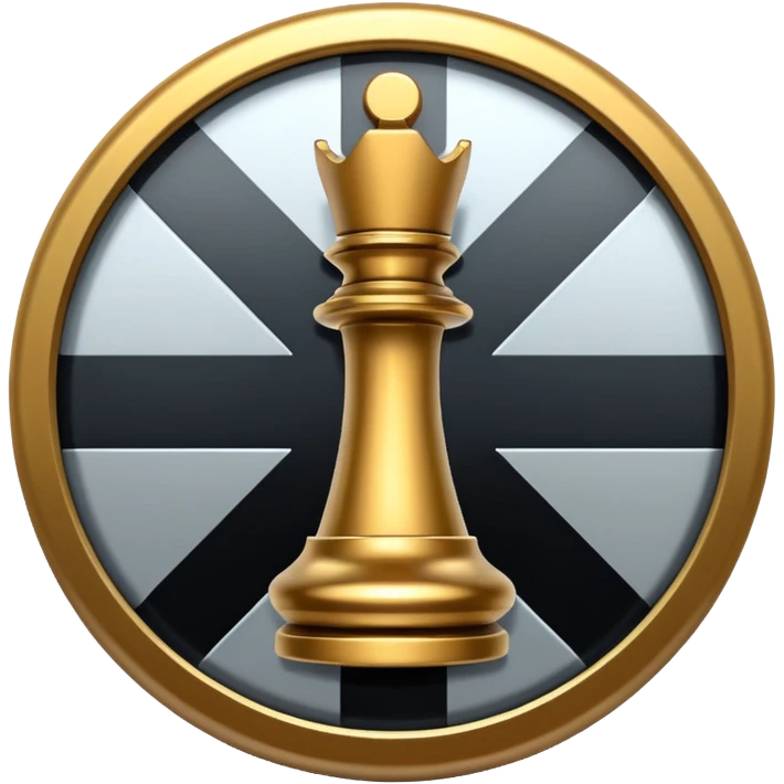 a bolt on a chess board emoji