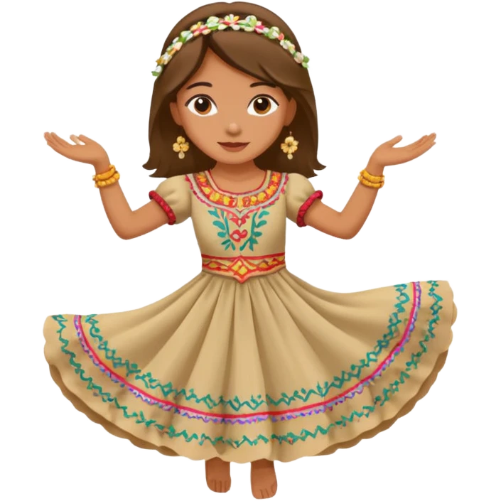spain girl dance emoji
