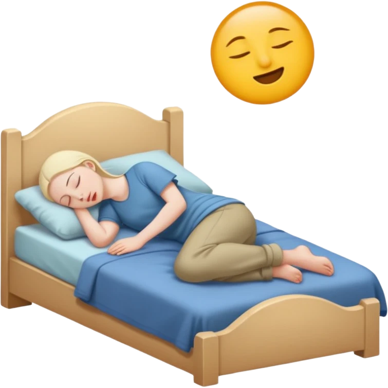dormir debout  emoji