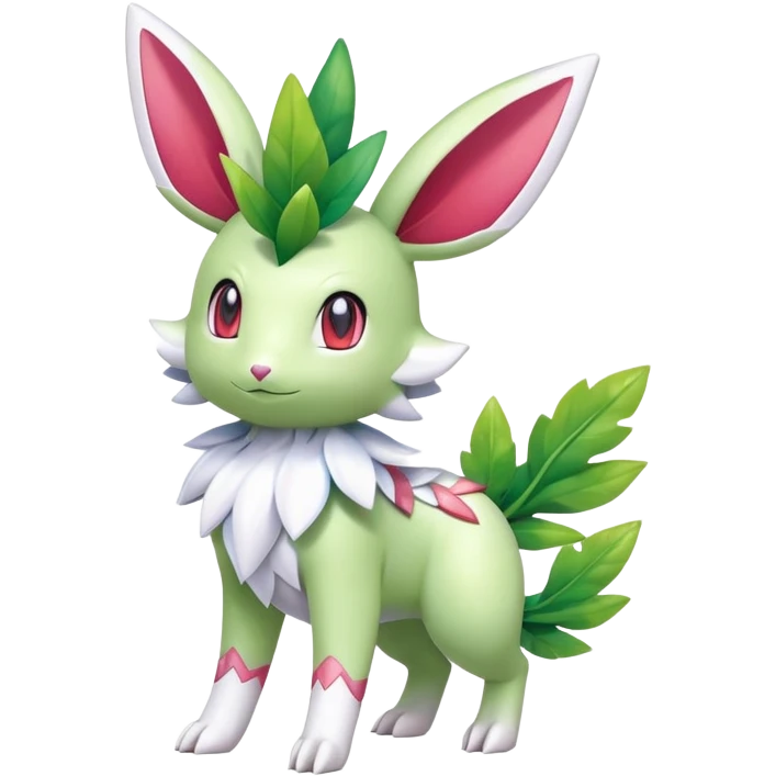 Shiny Exotic Sylveon-Shaymin-Meganium-Hybrid-Creature emoji