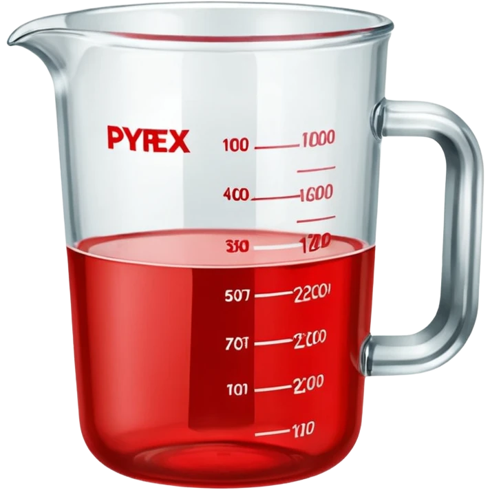 Pyrex measuring cup emoji