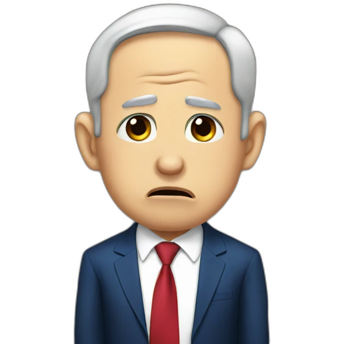 netanyahu crying tears emoji