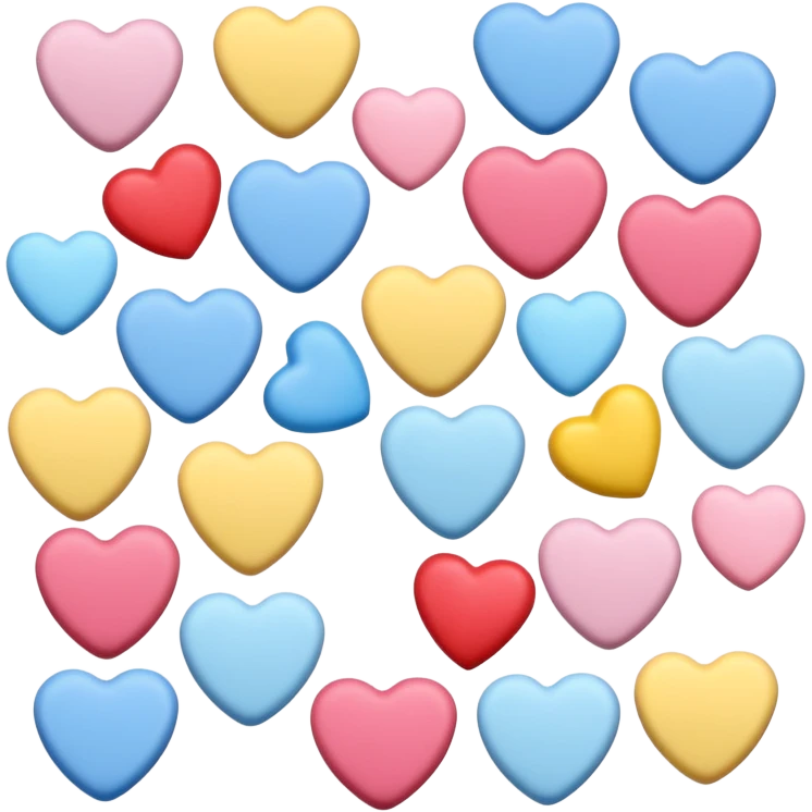 Candy hearts emoji