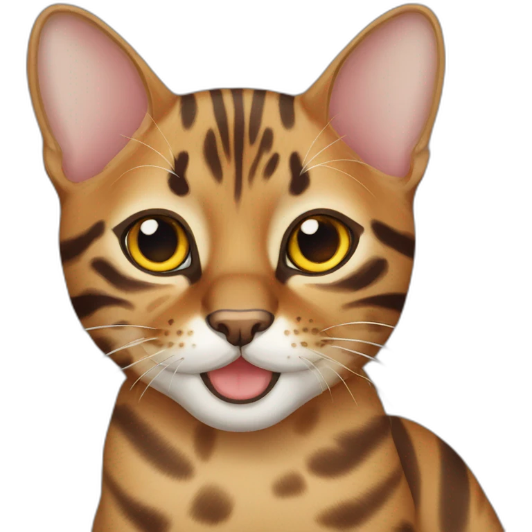 Bengal cat emoji