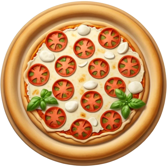 make me a Margherita Maxi Pizza with base, tomato sauce and mozzarella emoji