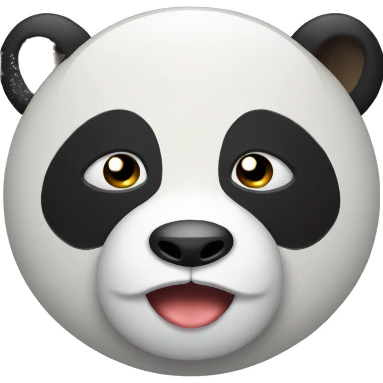 Panda Christmas emoji