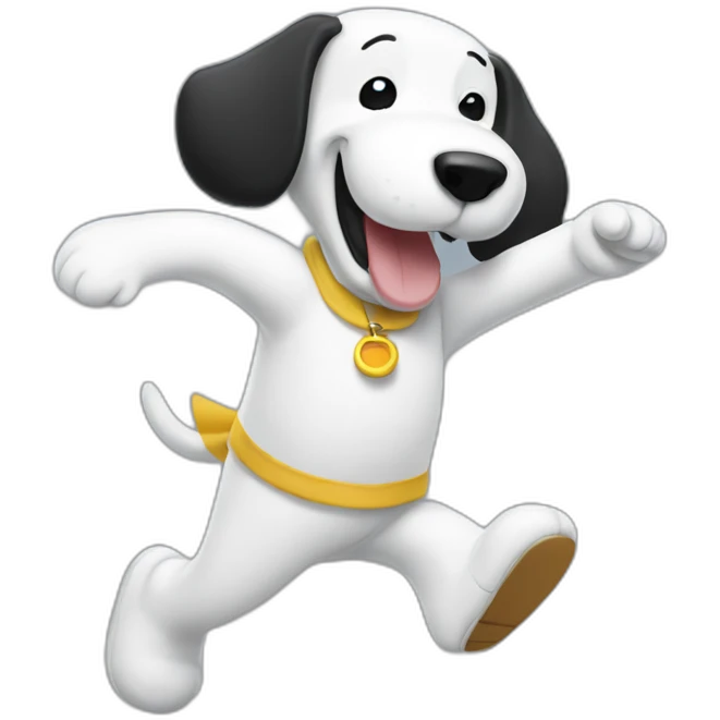 snoppy-dancing emoji