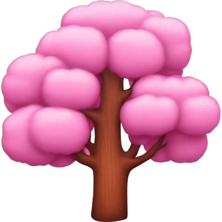Pink redwood emoji
