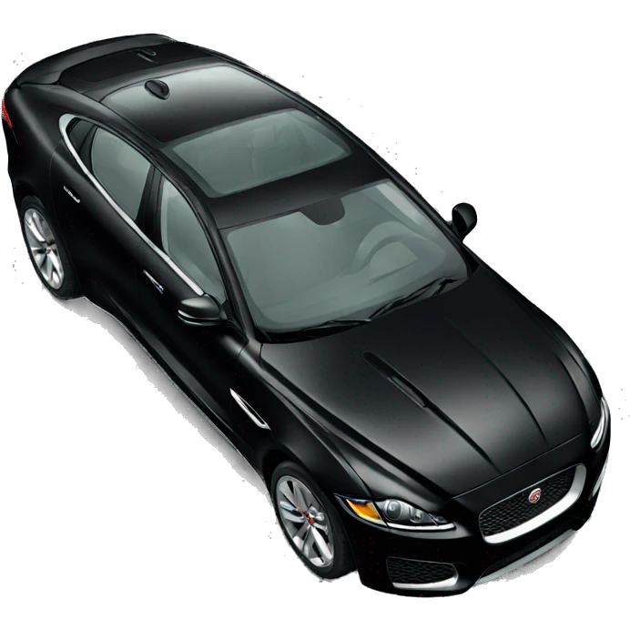Black jaguar car emoji