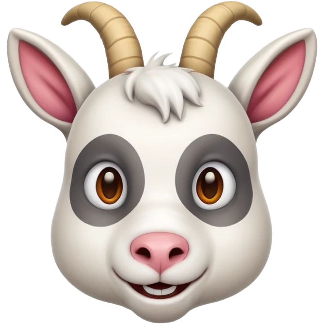 Good morning banner with goat emoji