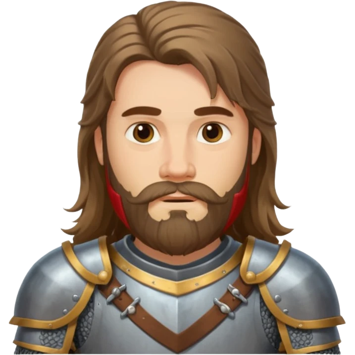 BEARDED Knights long hair long beard emoji