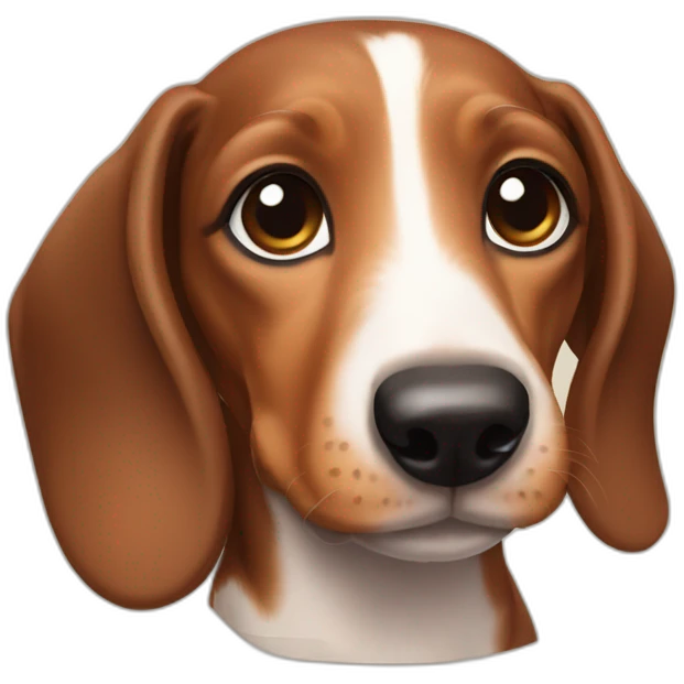 Dachshund puppy emoji