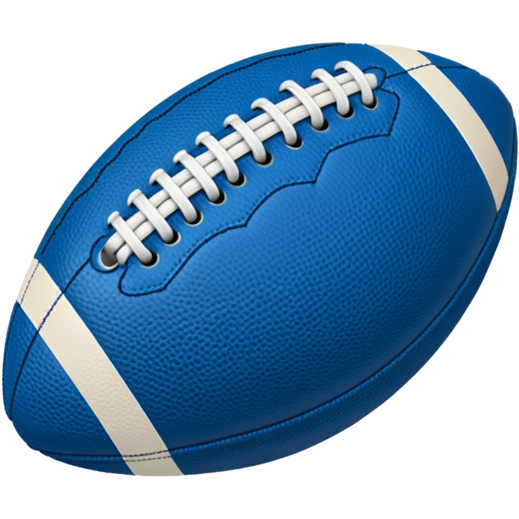 blue american football ball emoji
