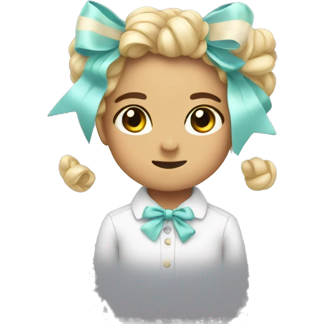 Cute bow emoji