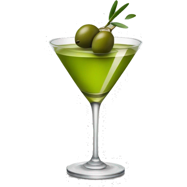Olive martini emoji