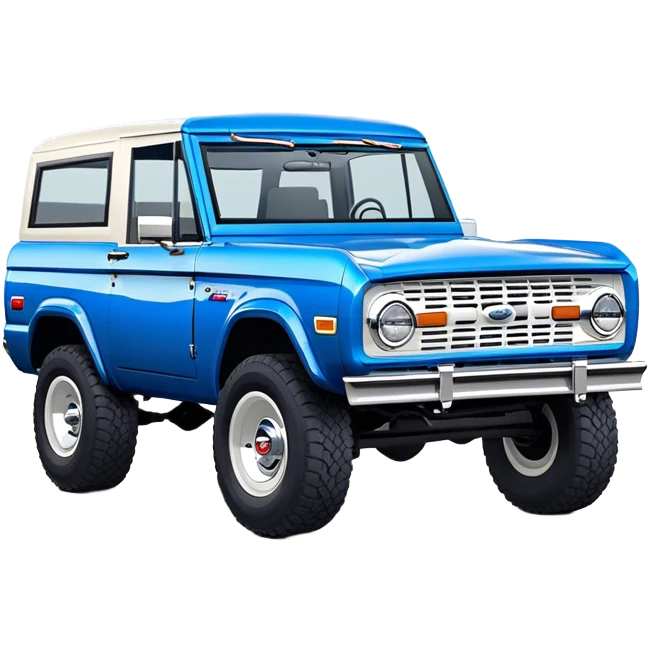 Ford Bronco - Ford (Model Year: 2021) (Iconic colour: Blue) emoji